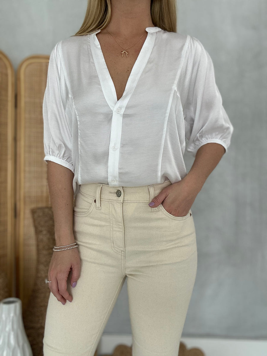 The Honeydew Blouse - Off White