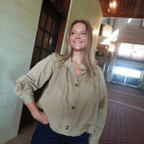 Baylor Bubble Hem Jacket