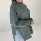 Unwind Scuba Pullover - Dk Green