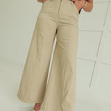 Sterling Cropped Pants - Taupe