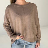 Cooling Down Lightweight Sweater - Mocha