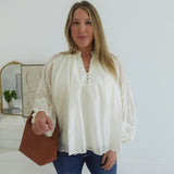 The Barterer Top - Off White