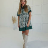 Tansley Mini Dress - Green
