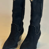 Stellar Whipstitch Boot - Black