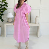 Darcy Midi Dress - Pink