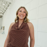 Maribel Linen Set - Choco