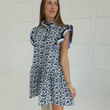 My Maria Mini Dress - Blue