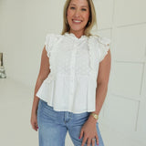Julia Eyelet Top