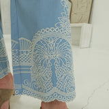 Willow Embroidered Pants - Denim