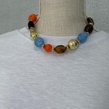 Resin Multicolored Beaded Necklace