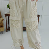 Affirmative Crochet Mix Pants