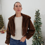 The Moffit Fur Coat - Brown