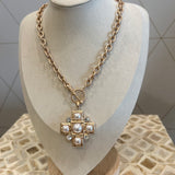 Chunky Chain Cross Necklace