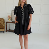 Sisco Mini Dress - Black