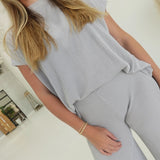 The Links Ribbed Set - Silver
