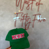 "Merry" Baseball Cap - Green