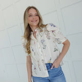Hazel Lace Trim Top