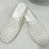 Capri Jelly Mule - White