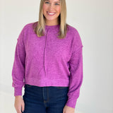 Simply It Sweater - Plum