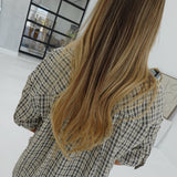 Hometowns Plaid Top - Black