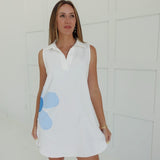 Flower Power Mini Dress - Off White