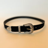 Western Buckle Belt - Black