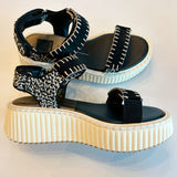 Debra Sandals - Black/White - DOLCE VITA