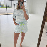 Sunglow Striped Set - Sky
