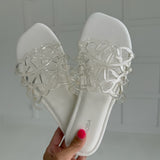 Lattice Jelly Sandal