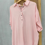 Days Go By CoverUp Top - L Pink