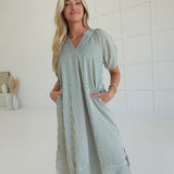 Ida Midi Dress - Hunter