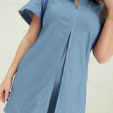 Rosalie Mini Dress - Blue