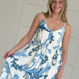 Esme Maxi Dress - Blue