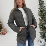 Aberdeen Puffer Jacket - Olive