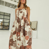 Celeste Midi Dress - Mocha