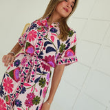 Pascha Midi Dress - Pink