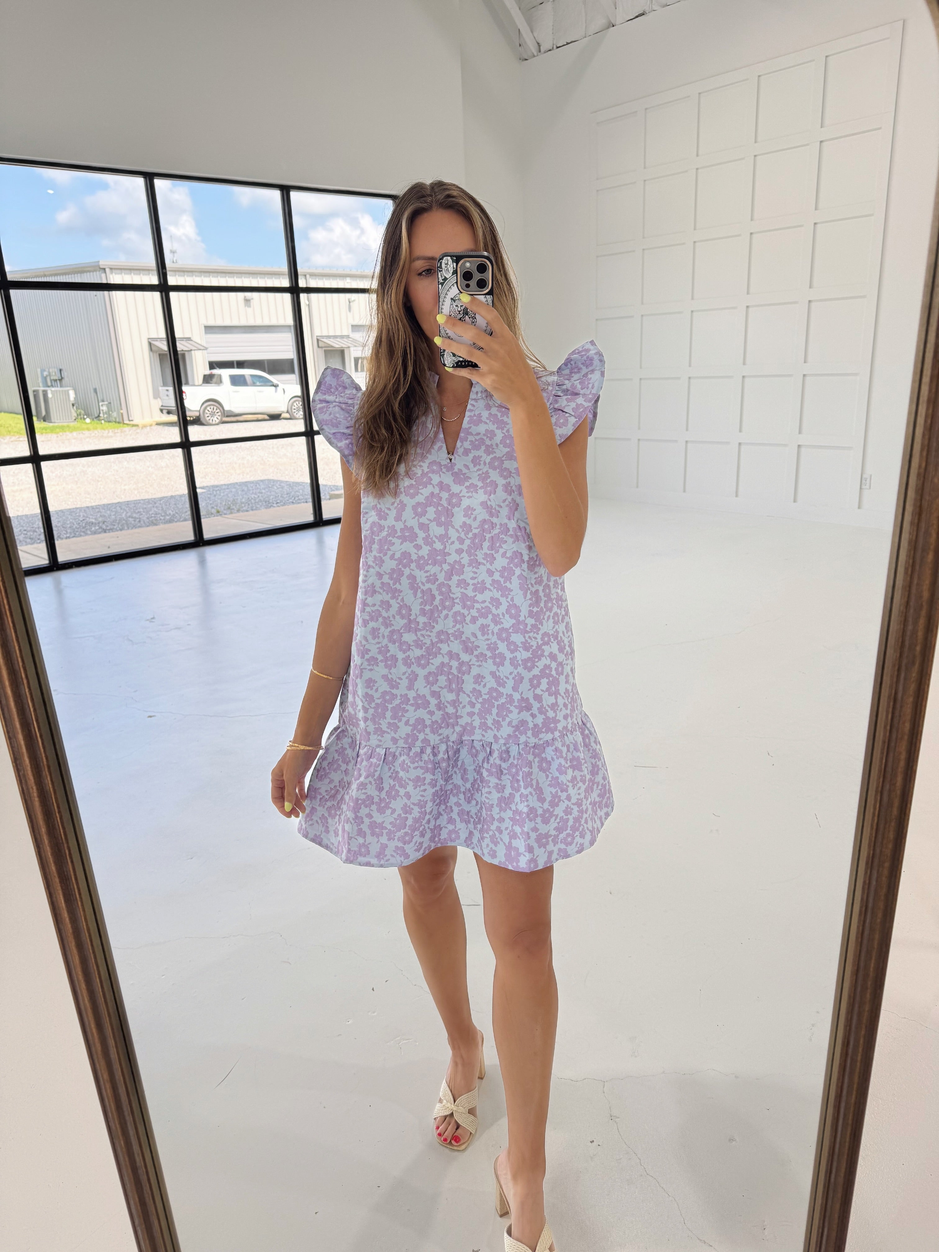 Avenue Lady Mini Dress - Blue