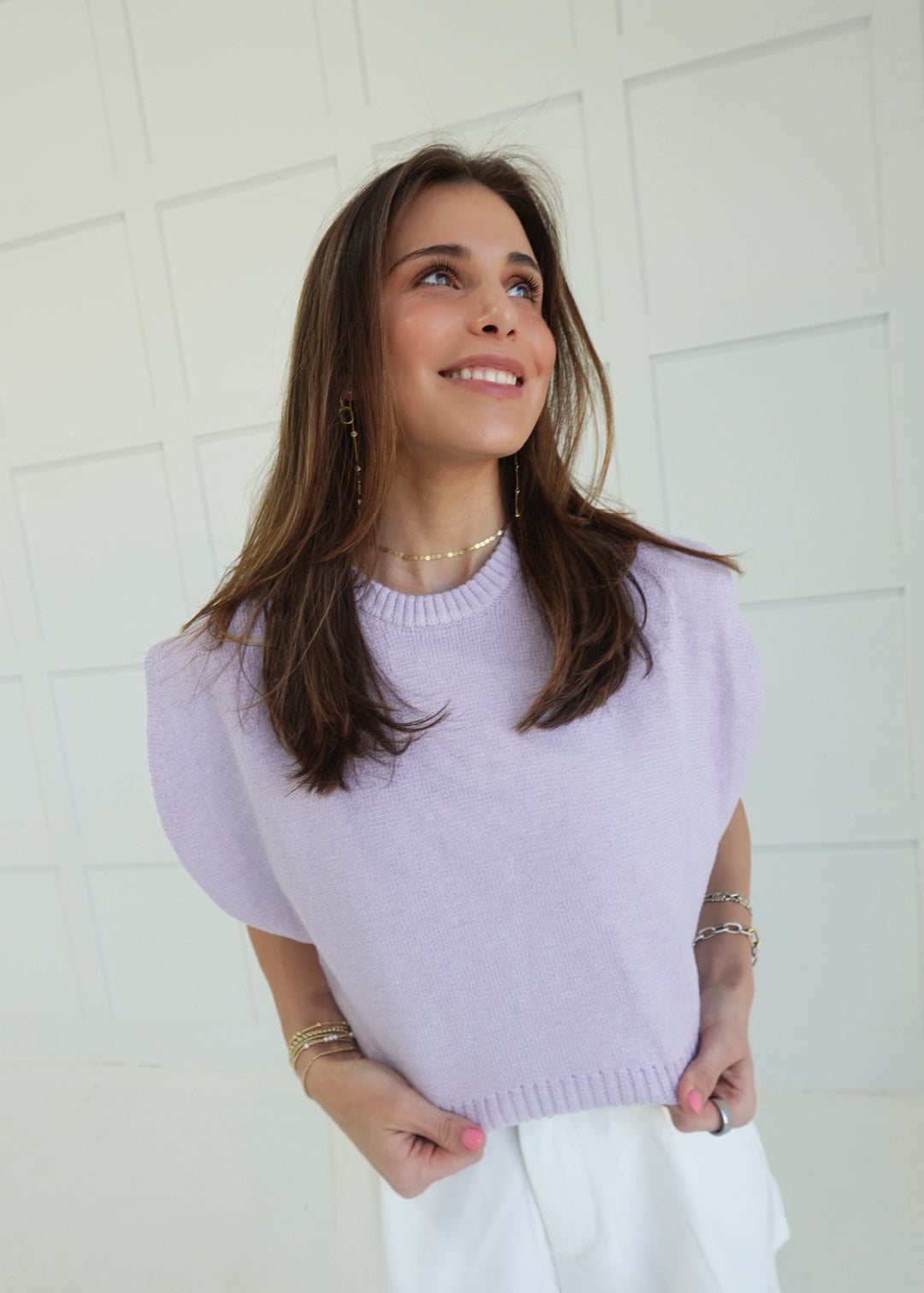 Winter To Spring Top - Lavender