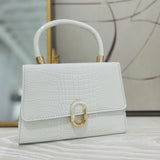 Snap Buckle Textured Bag