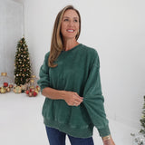 To Love Pullover - Dk Green
