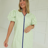 This or That Mini Dress - Lime