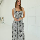 Tenoch Midi Dress - Black