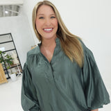 Match-Made Blouse - Green
