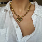 Chunky Heart Necklace