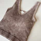 Easy Says Seamless Tank - Mocha