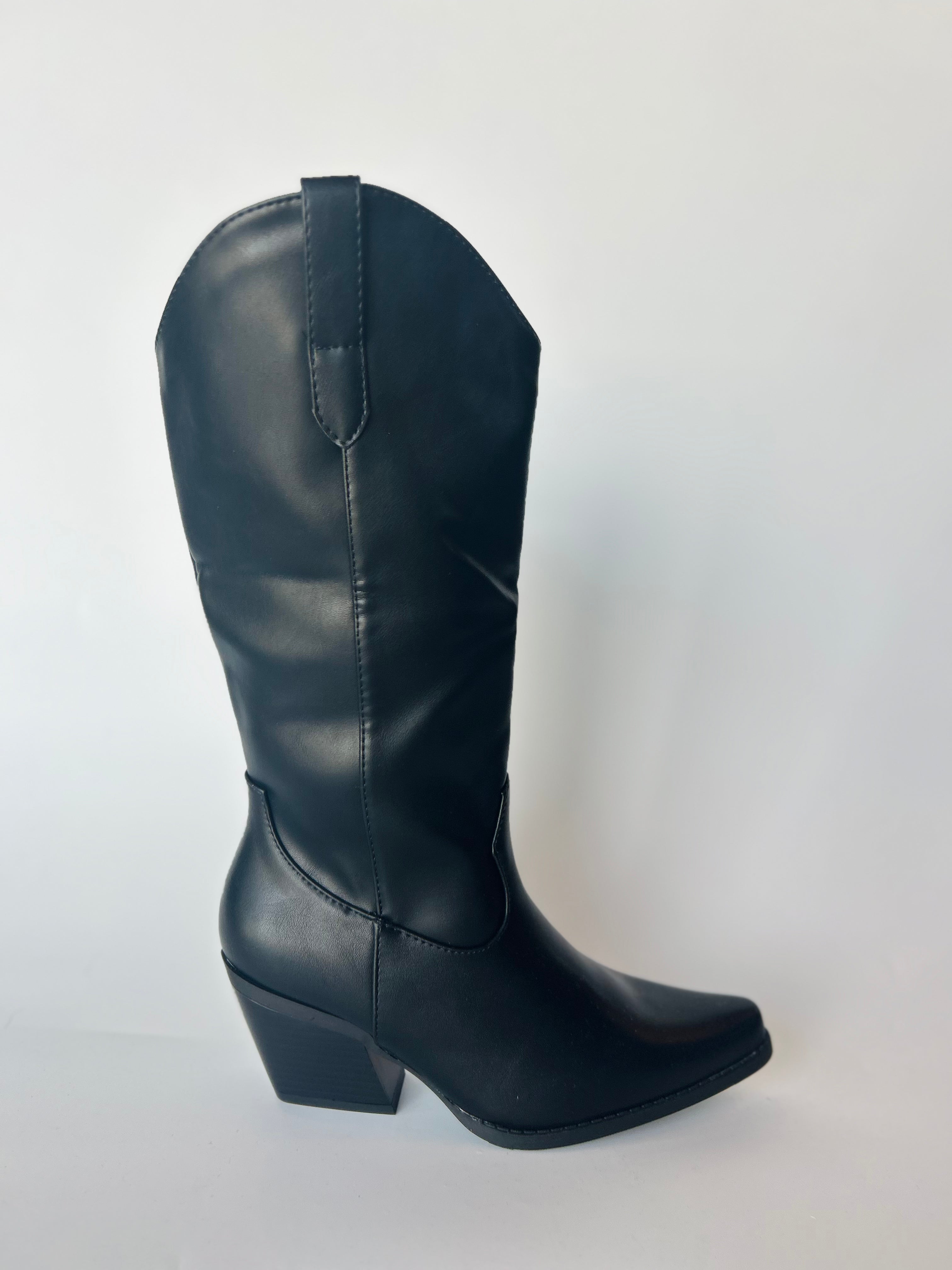 Listler Western Boot - Black