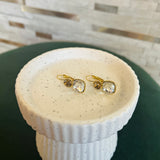 Topaz Rhinestone Earrings