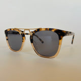 Demi Sunglasses - Crystal Brown Tortoise / Black Lens WMP