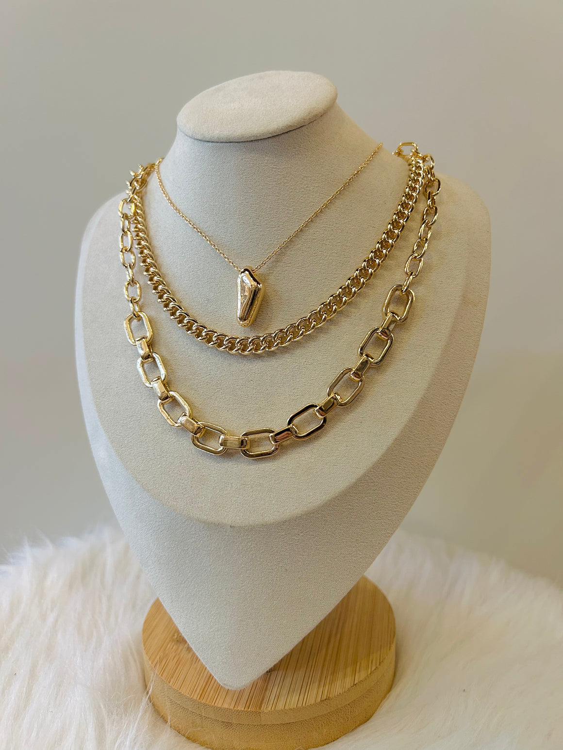 Mixed Chain Necklace Set