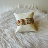 Beaded Stretch Bracelet Set - Lt. Multi